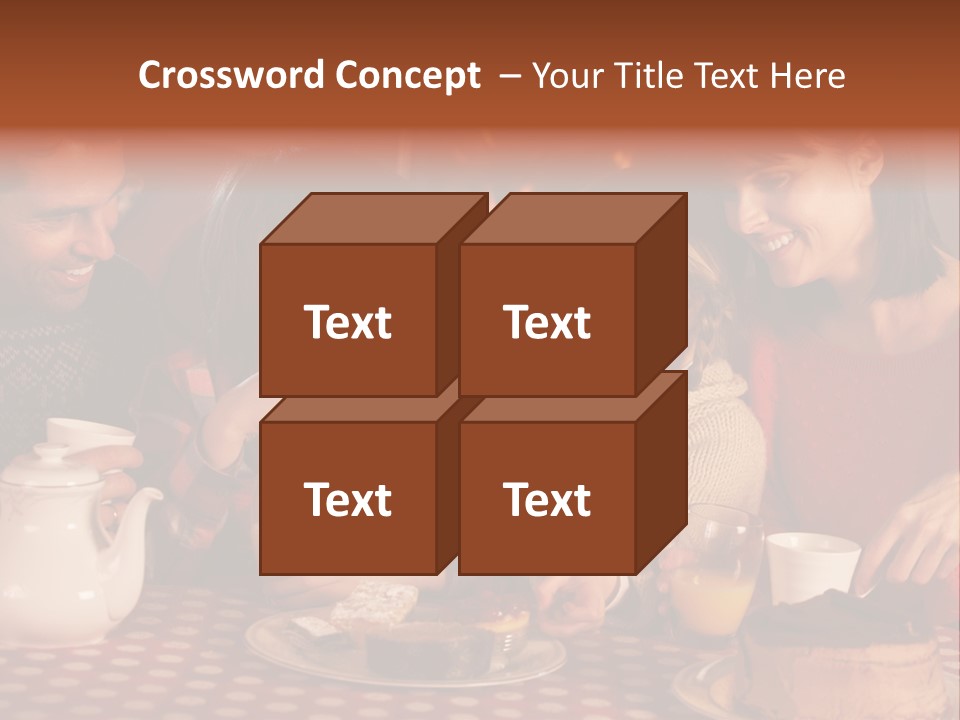 Forties Caucasian Dad PowerPoint Template