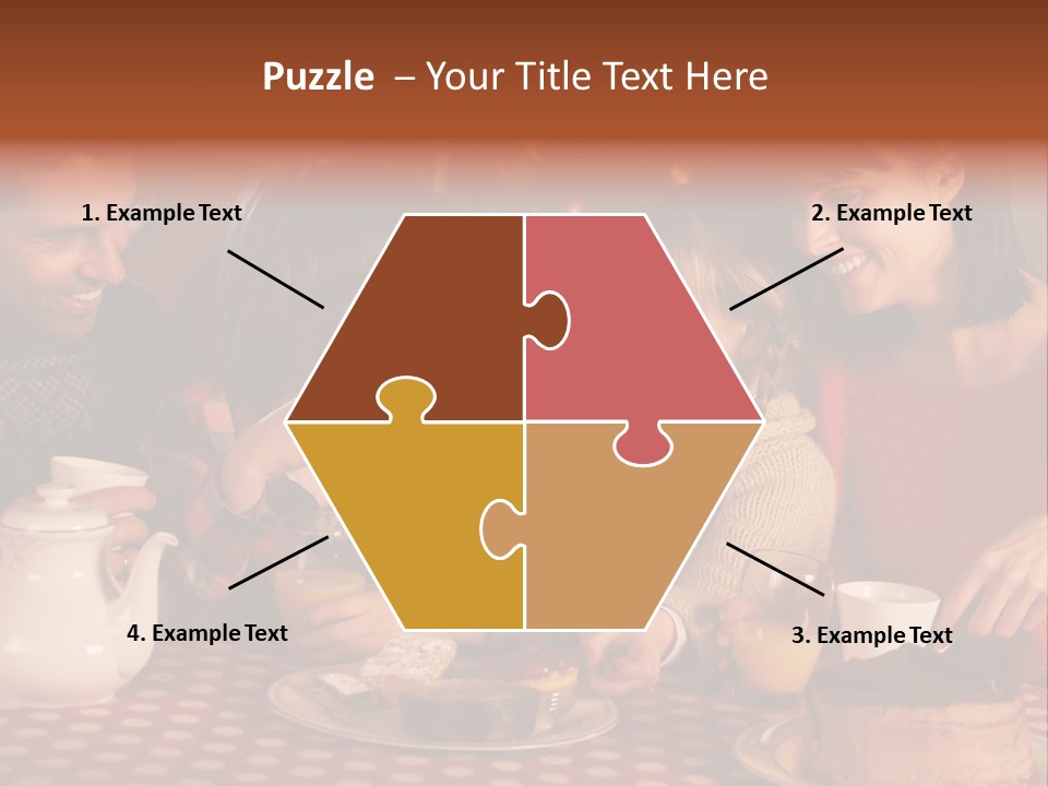 Forties Caucasian Dad PowerPoint Template