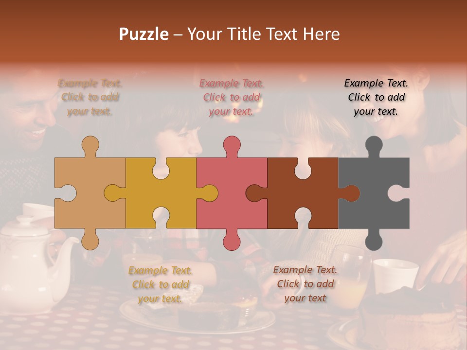 Forties Caucasian Dad PowerPoint Template