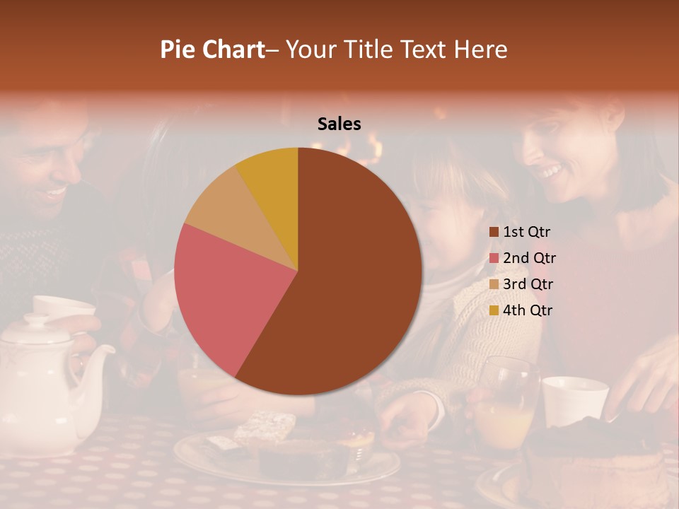 Forties Caucasian Dad PowerPoint Template