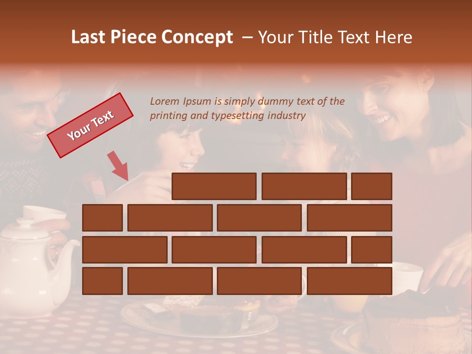 Forties Caucasian Dad PowerPoint Template