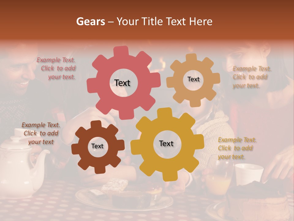 Forties Caucasian Dad PowerPoint Template