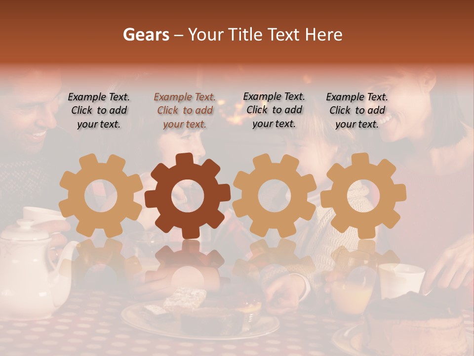 Forties Caucasian Dad PowerPoint Template