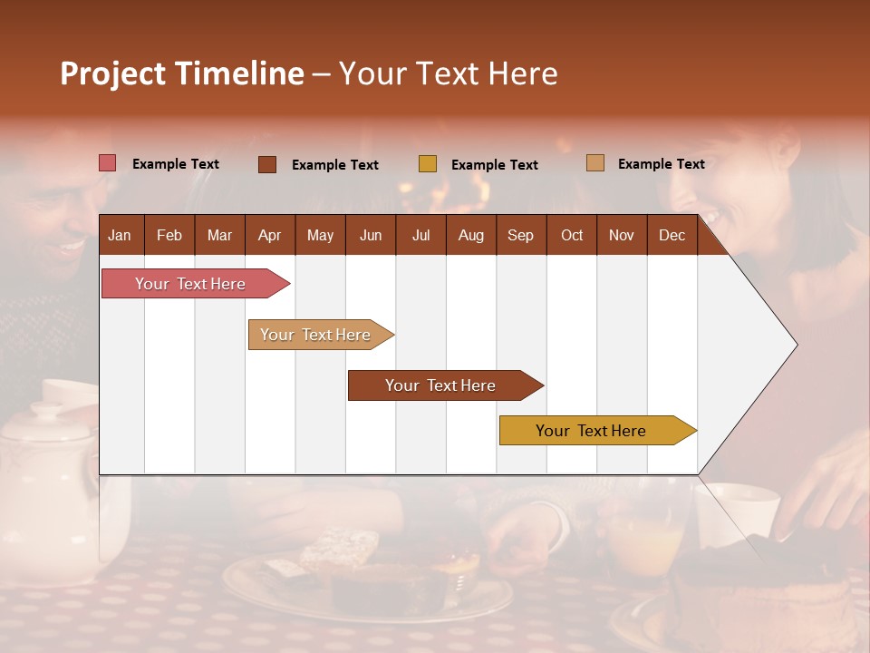 Forties Caucasian Dad PowerPoint Template