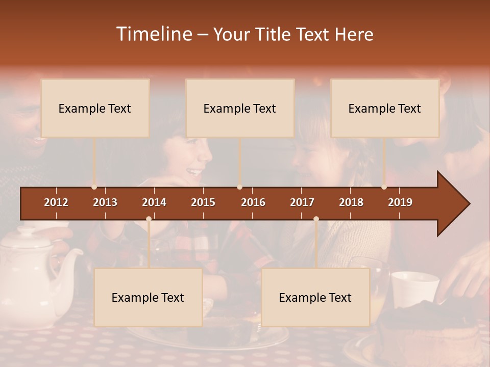 Forties Caucasian Dad PowerPoint Template