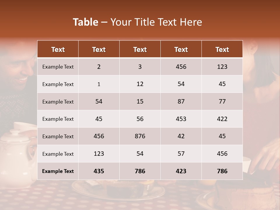 Forties Caucasian Dad PowerPoint Template