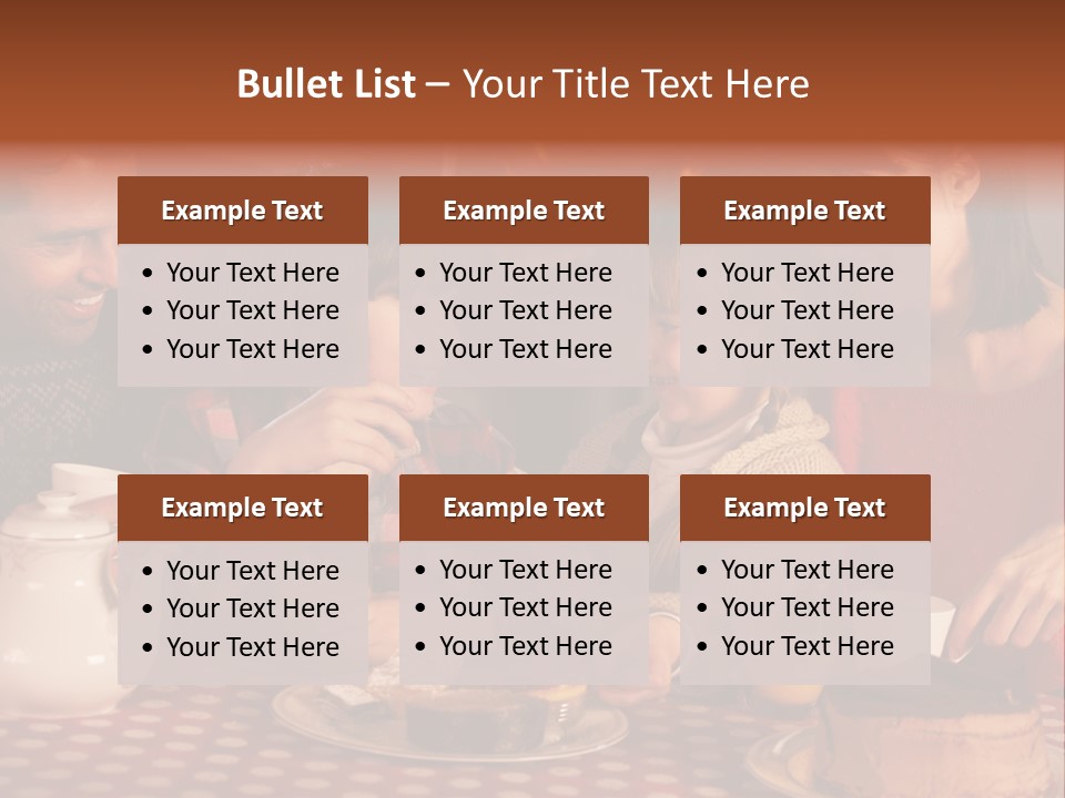 Forties Caucasian Dad PowerPoint Template