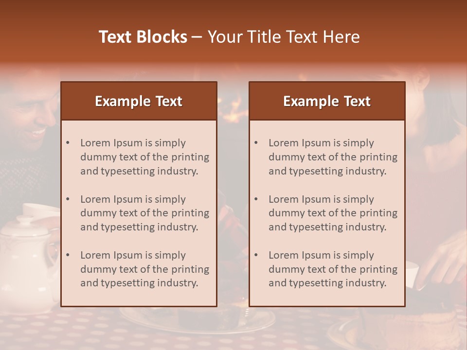 Forties Caucasian Dad PowerPoint Template
