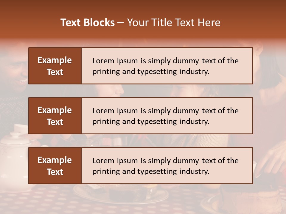 Forties Caucasian Dad PowerPoint Template