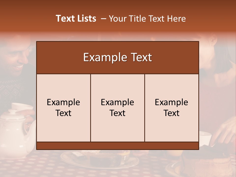 Forties Caucasian Dad PowerPoint Template
