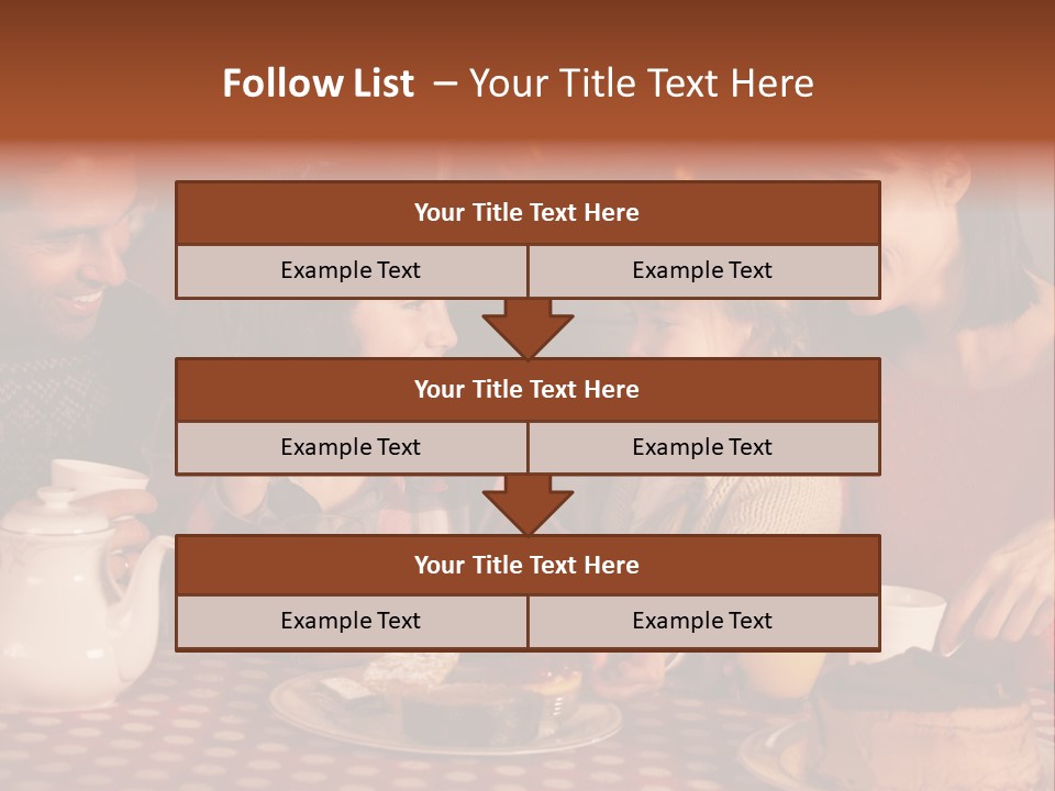 Forties Caucasian Dad PowerPoint Template