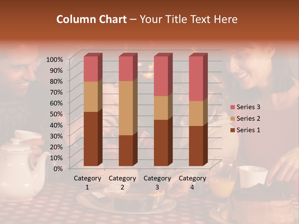 Forties Caucasian Dad PowerPoint Template