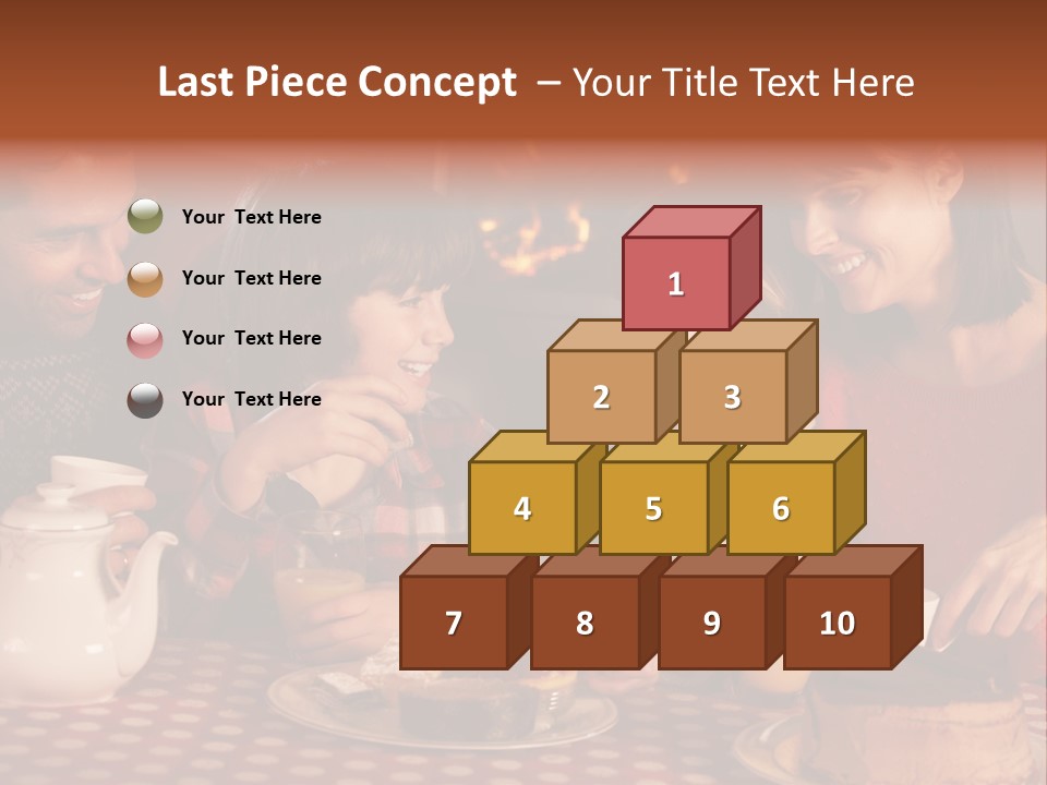 Forties Caucasian Dad PowerPoint Template