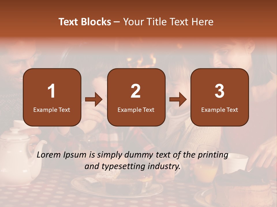 Forties Caucasian Dad PowerPoint Template