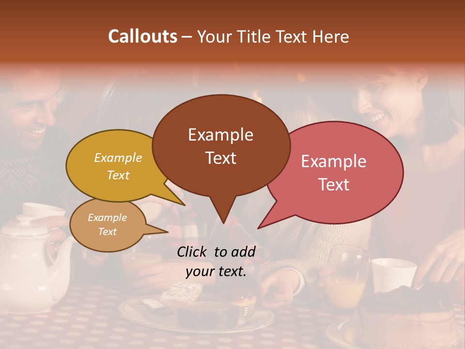 Forties Caucasian Dad PowerPoint Template