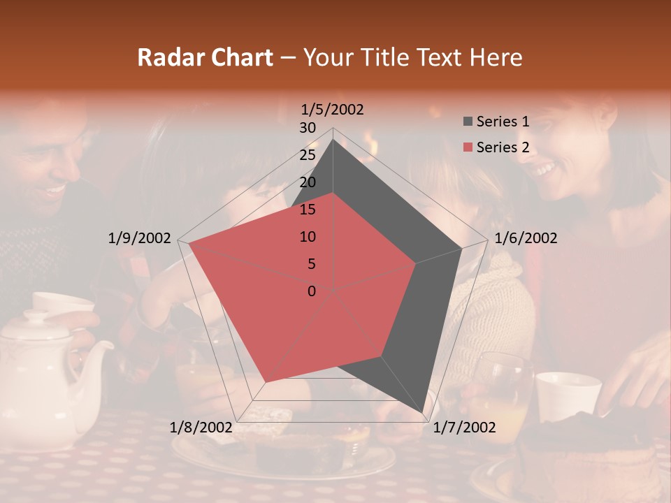 Forties Caucasian Dad PowerPoint Template