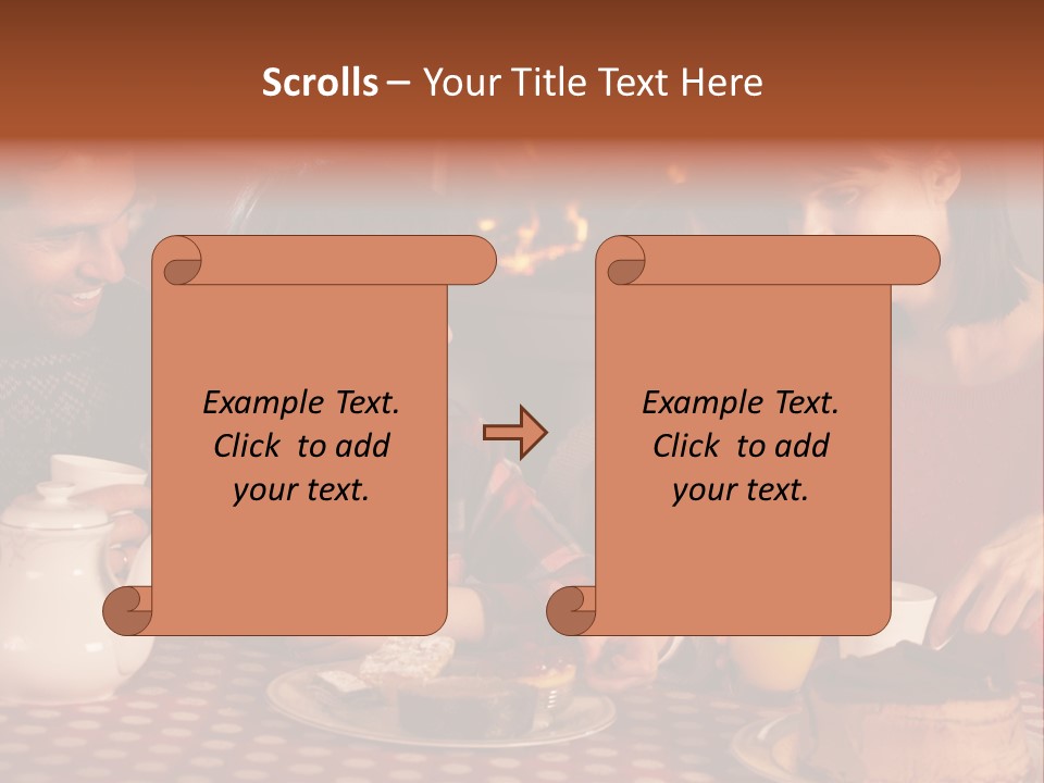 Forties Caucasian Dad PowerPoint Template