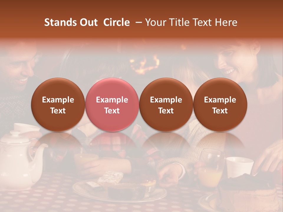 Forties Caucasian Dad PowerPoint Template