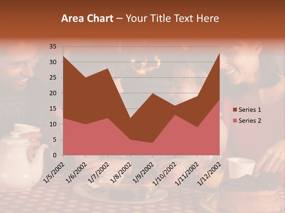 Forties Caucasian Dad PowerPoint Template