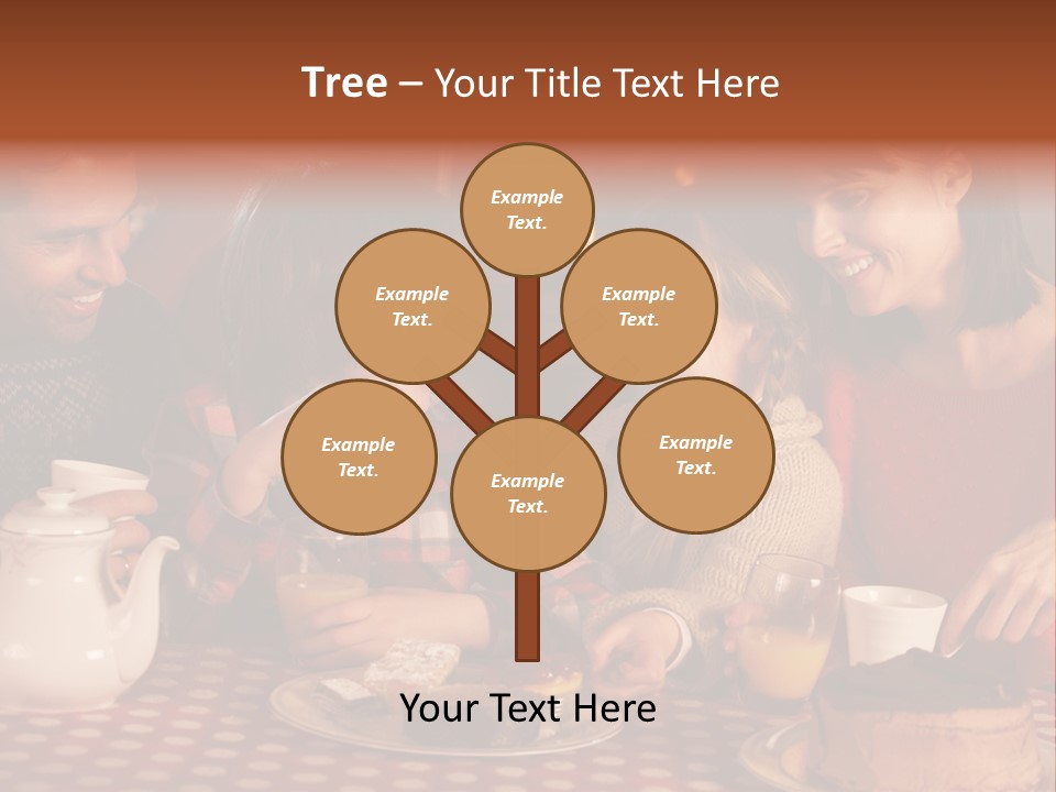 Forties Caucasian Dad PowerPoint Template