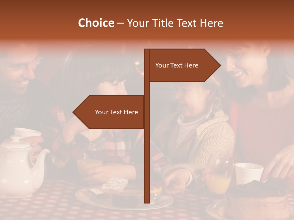 Forties Caucasian Dad PowerPoint Template