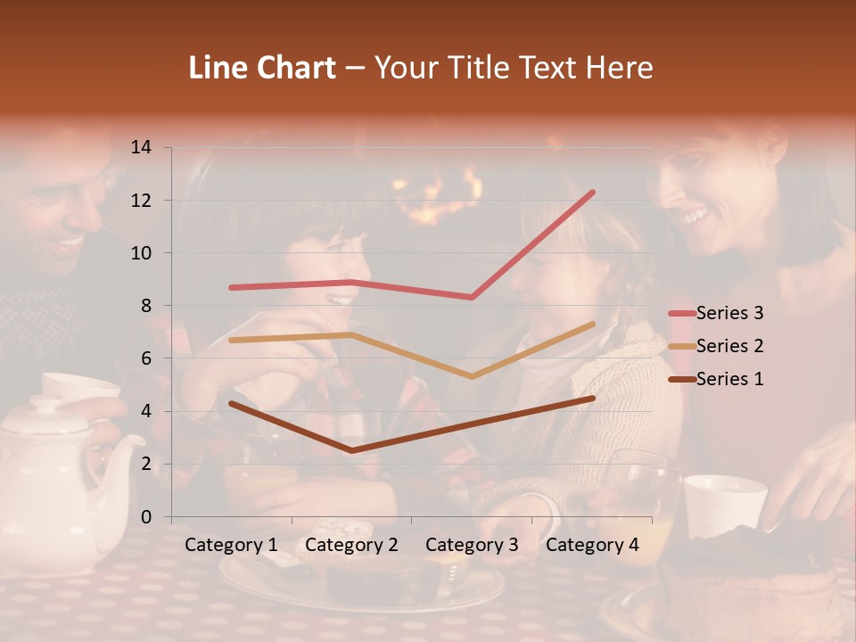 Forties Caucasian Dad PowerPoint Template
