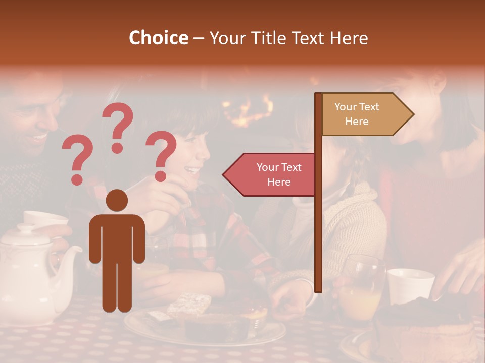 Forties Caucasian Dad PowerPoint Template