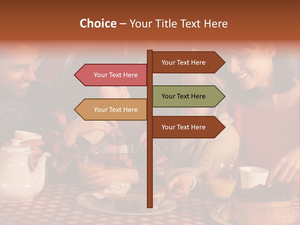 Forties Caucasian Dad PowerPoint Template