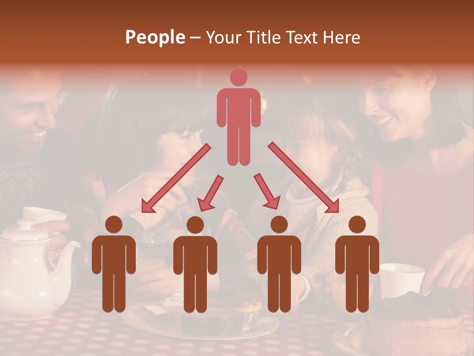 Forties Caucasian Dad PowerPoint Template