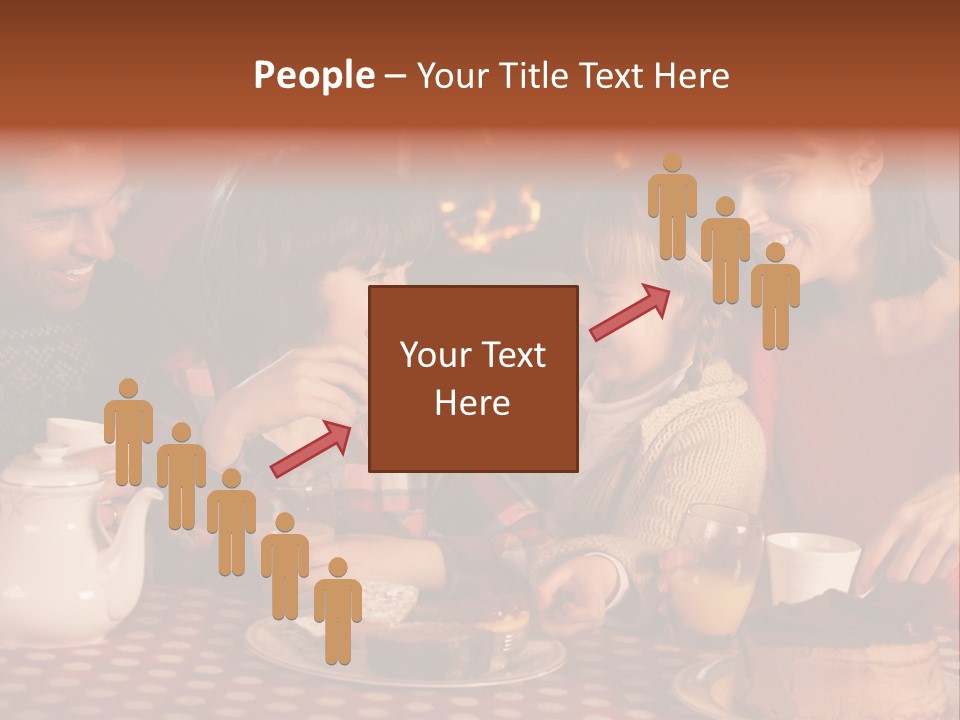 Forties Caucasian Dad PowerPoint Template