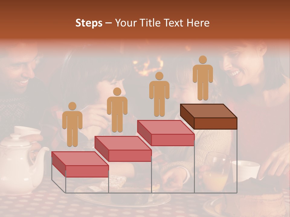 Forties Caucasian Dad PowerPoint Template