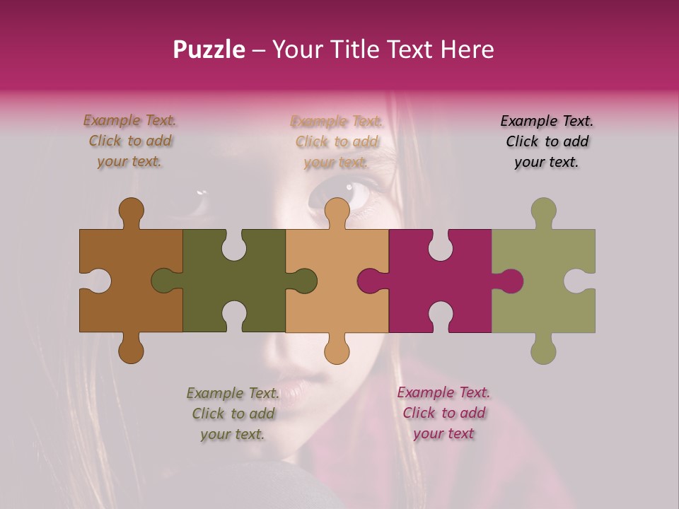 Face Depressed Social PowerPoint Template