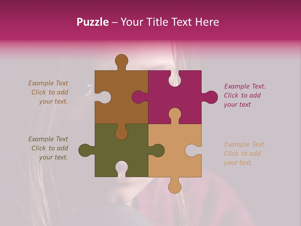 Face Depressed Social PowerPoint Template