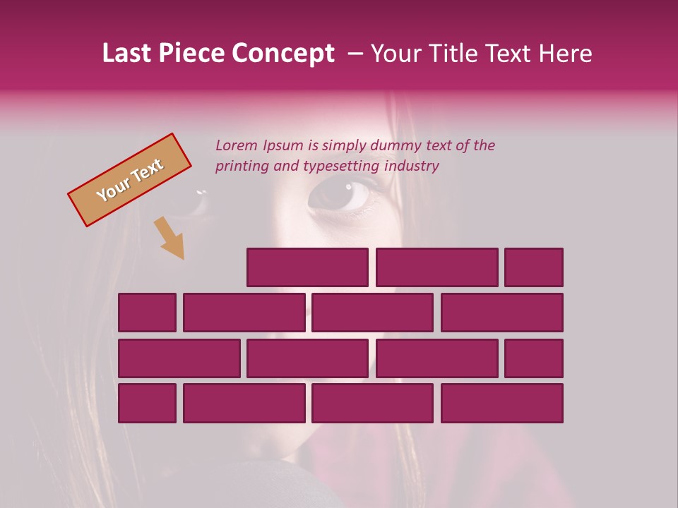 Face Depressed Social PowerPoint Template