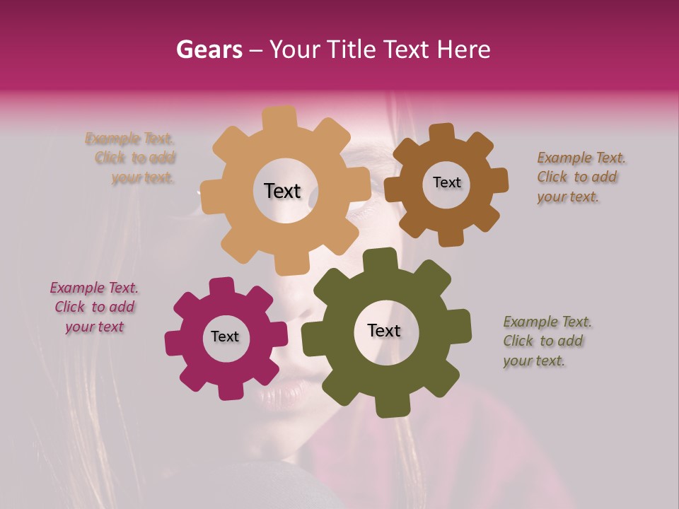 Face Depressed Social PowerPoint Template