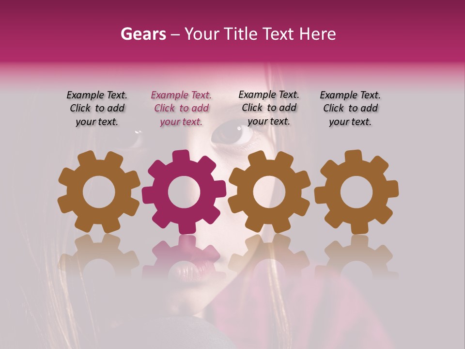 Face Depressed Social PowerPoint Template