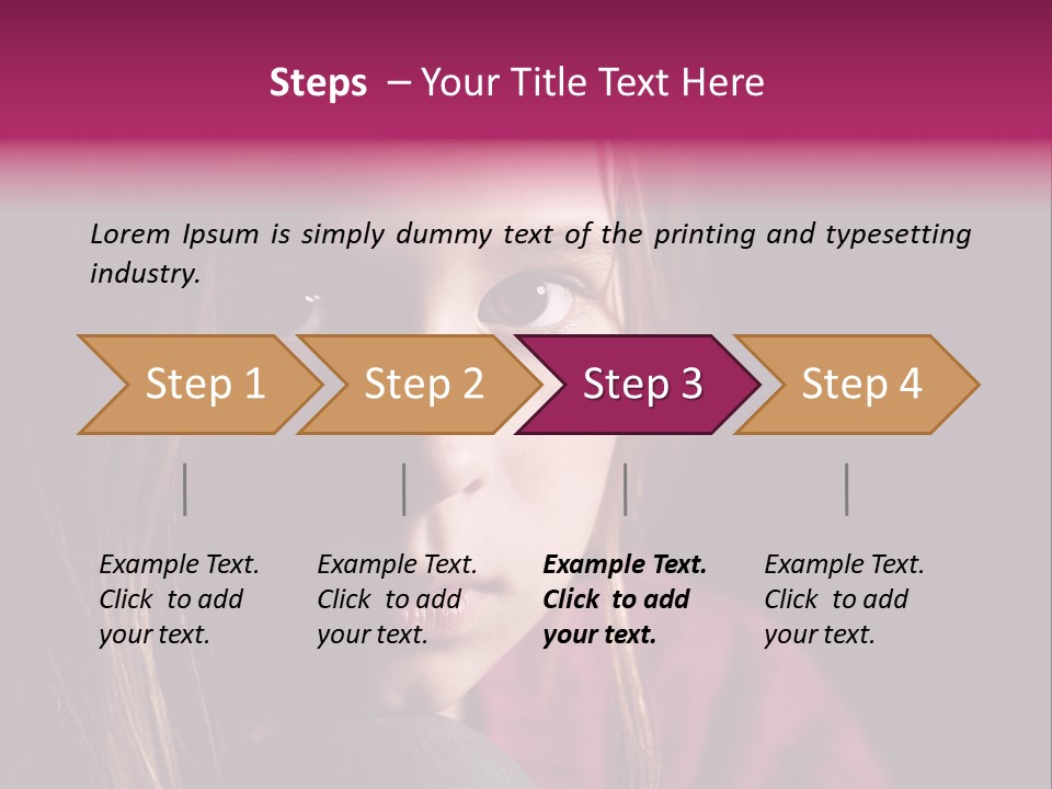 Face Depressed Social PowerPoint Template