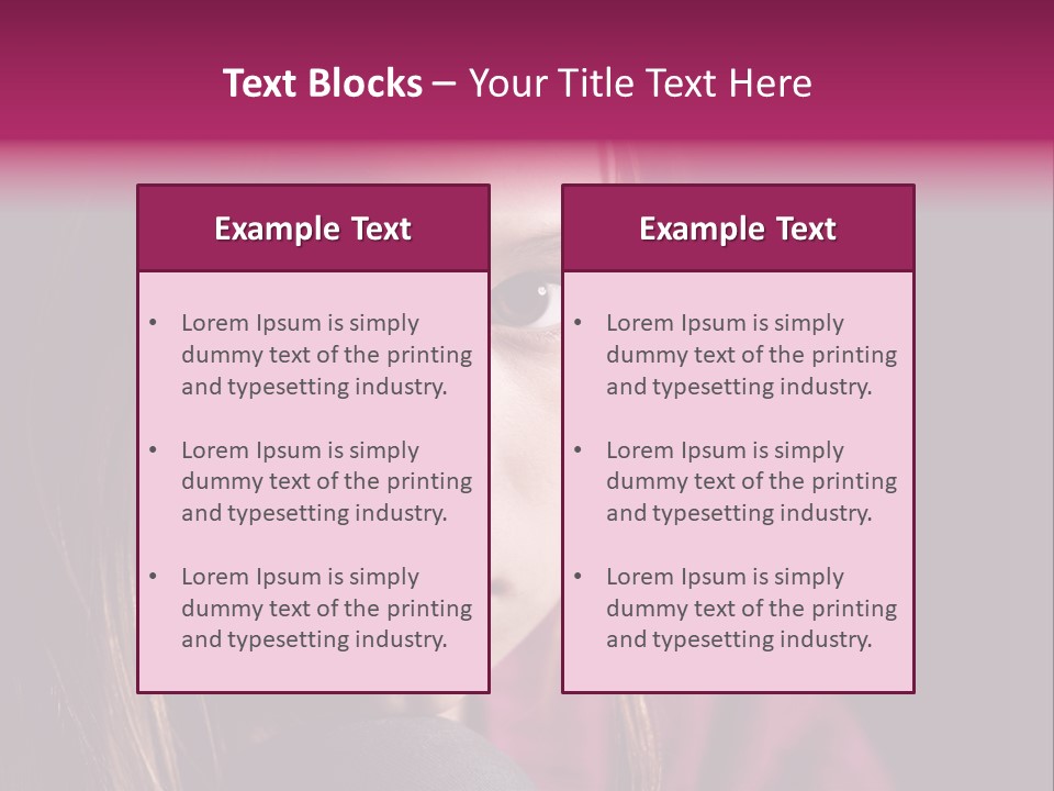 Face Depressed Social PowerPoint Template
