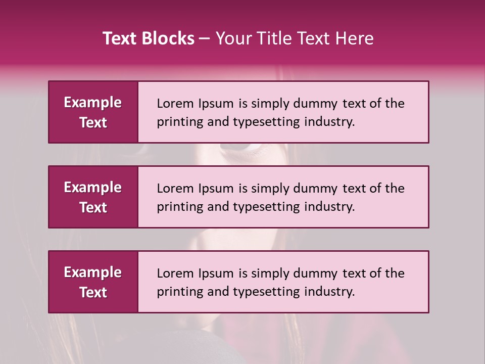 Face Depressed Social PowerPoint Template
