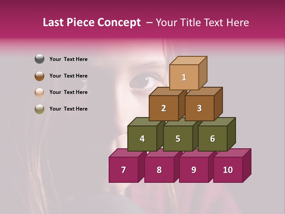 Face Depressed Social PowerPoint Template