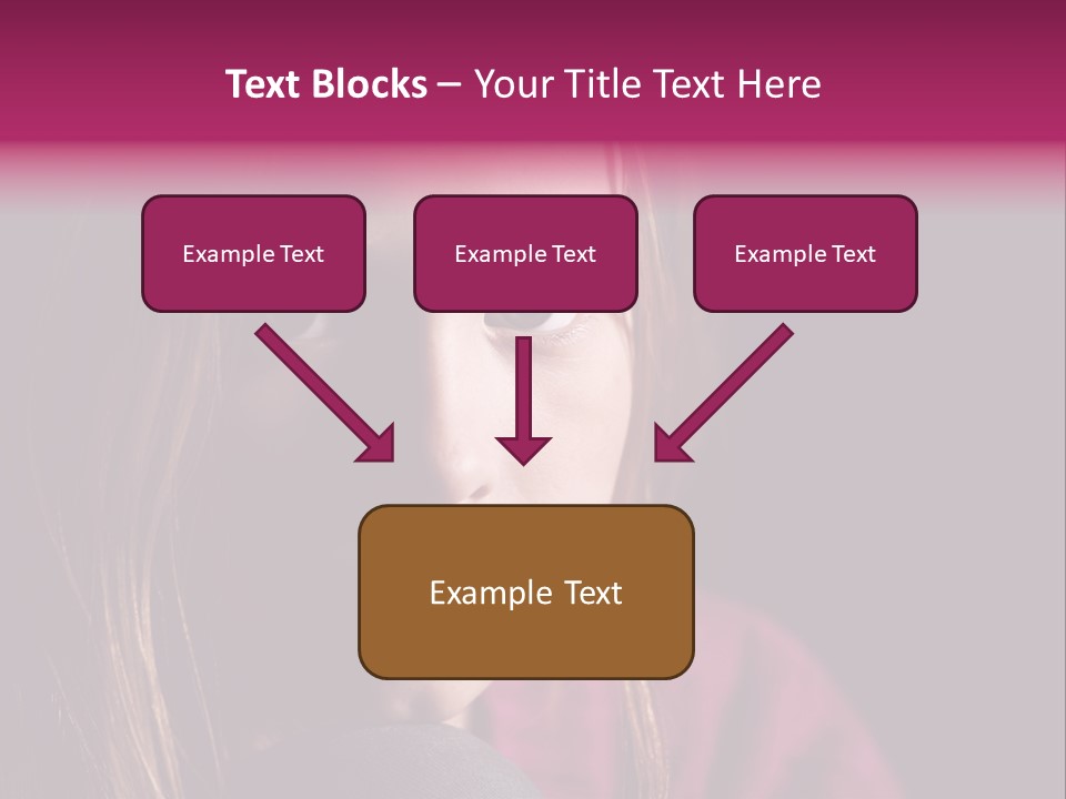 Face Depressed Social PowerPoint Template