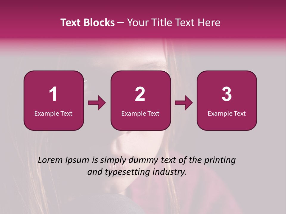 Face Depressed Social PowerPoint Template