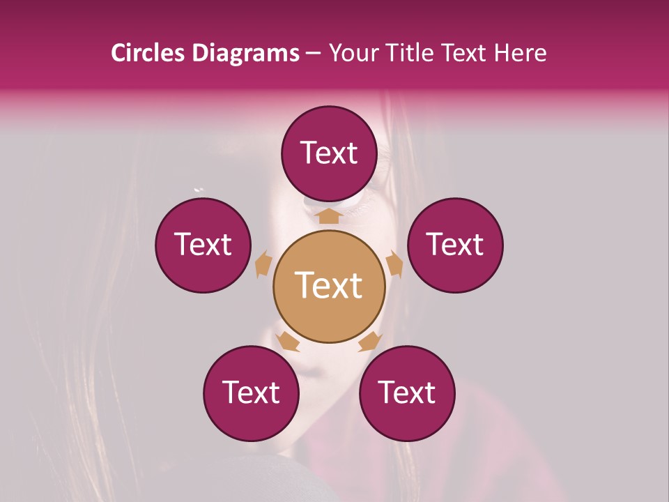 Face Depressed Social PowerPoint Template