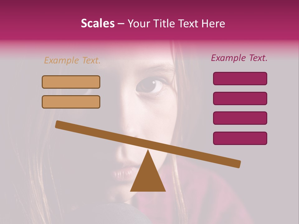 Face Depressed Social PowerPoint Template
