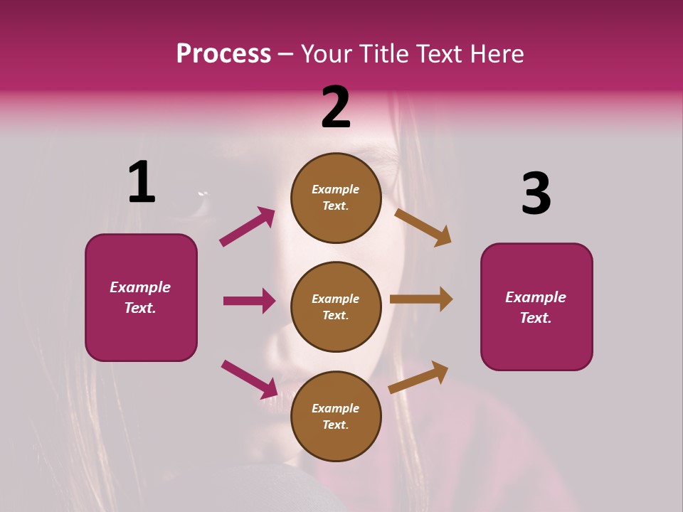 Face Depressed Social PowerPoint Template