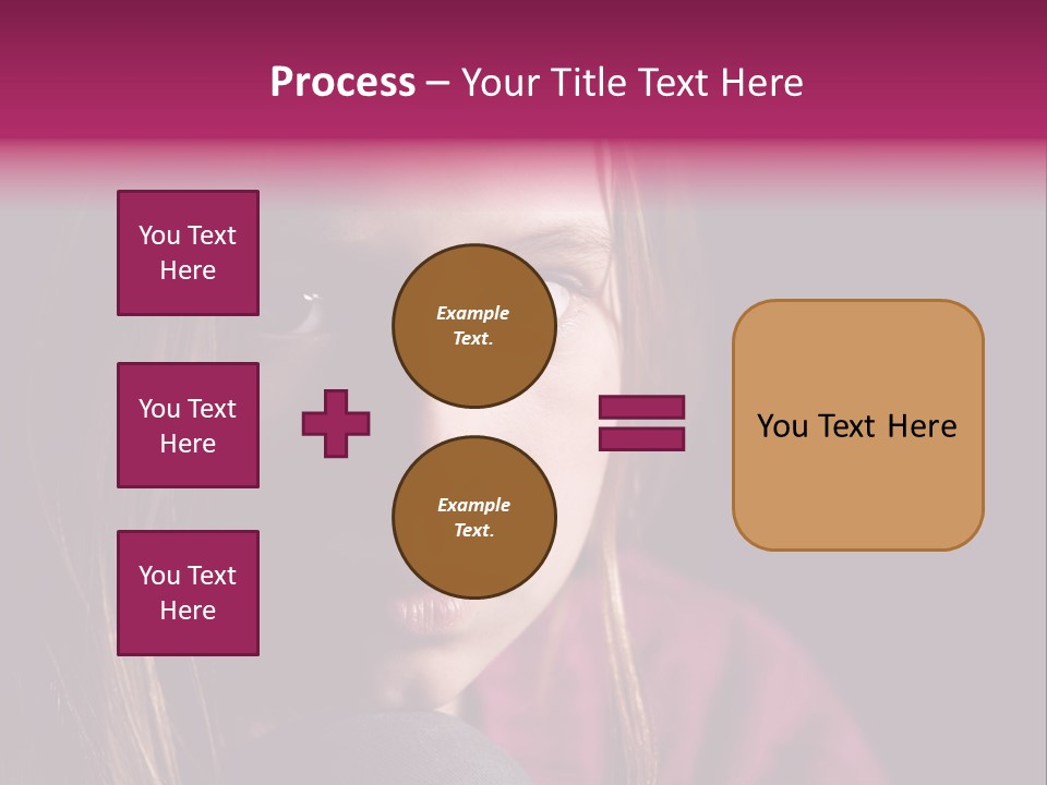 Face Depressed Social PowerPoint Template