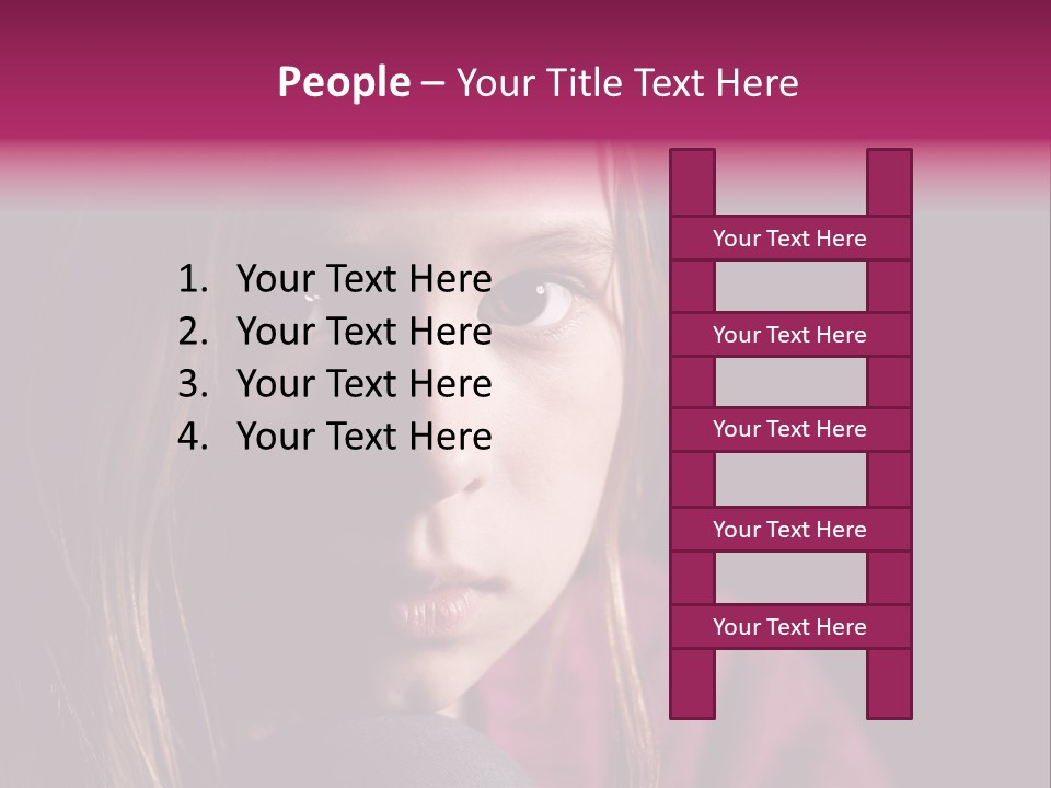 Face Depressed Social PowerPoint Template
