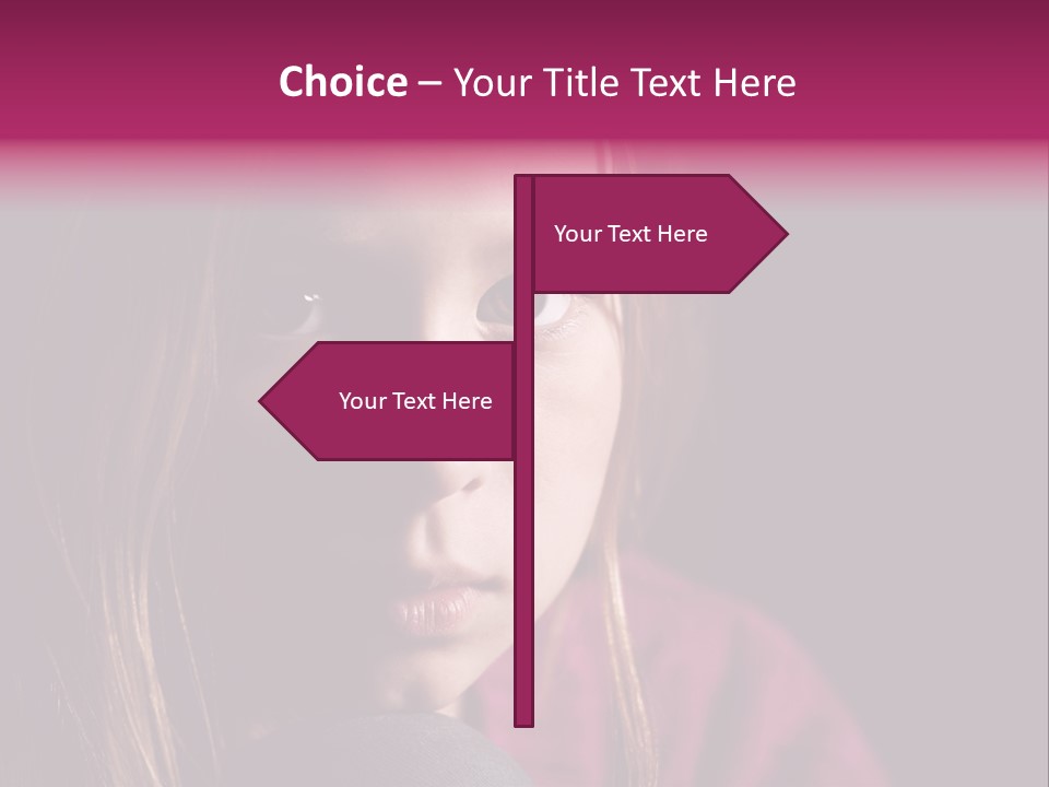 Face Depressed Social PowerPoint Template