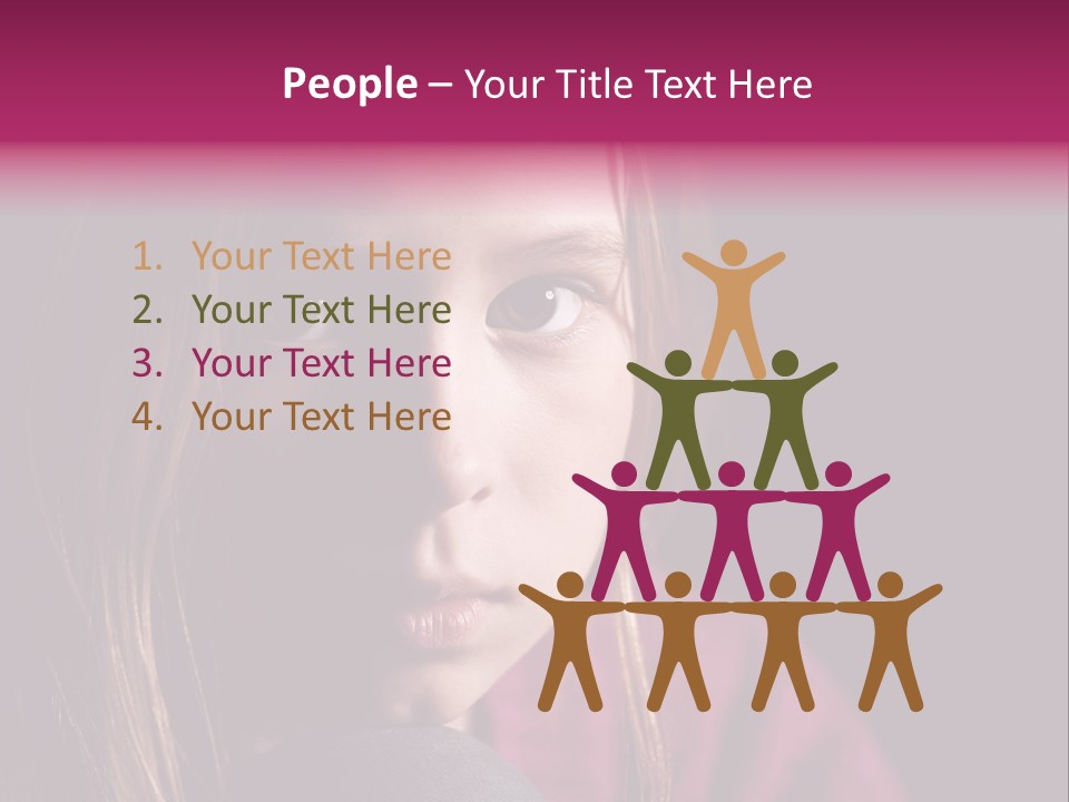 Face Depressed Social PowerPoint Template