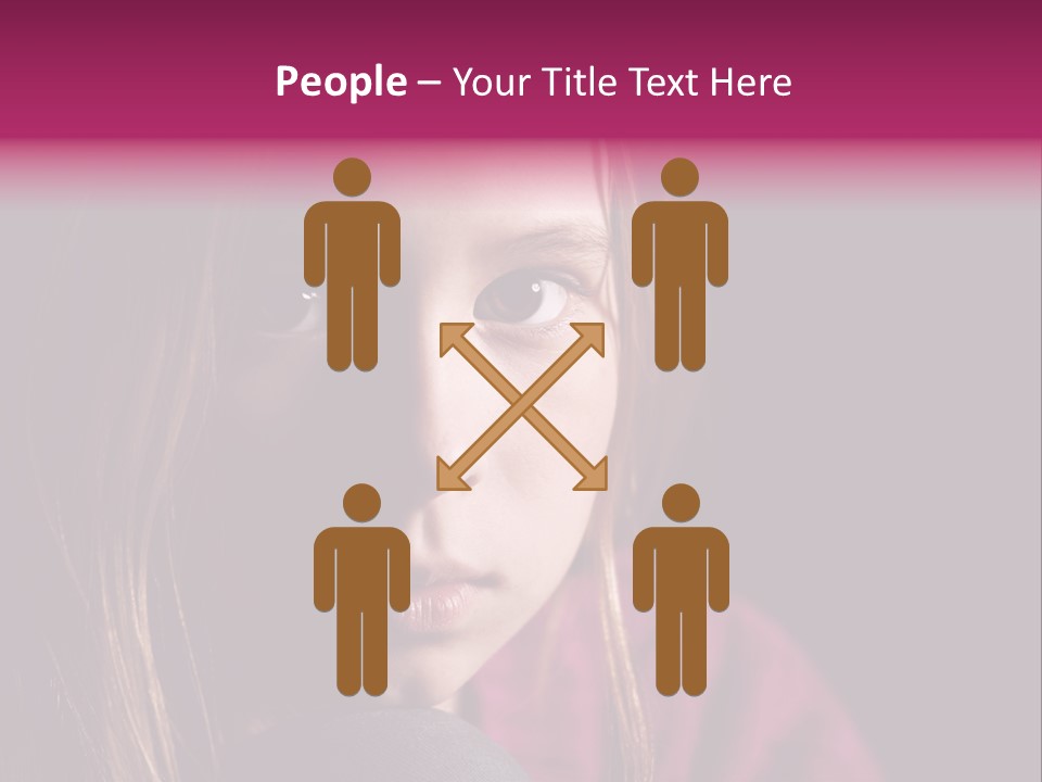 Face Depressed Social PowerPoint Template